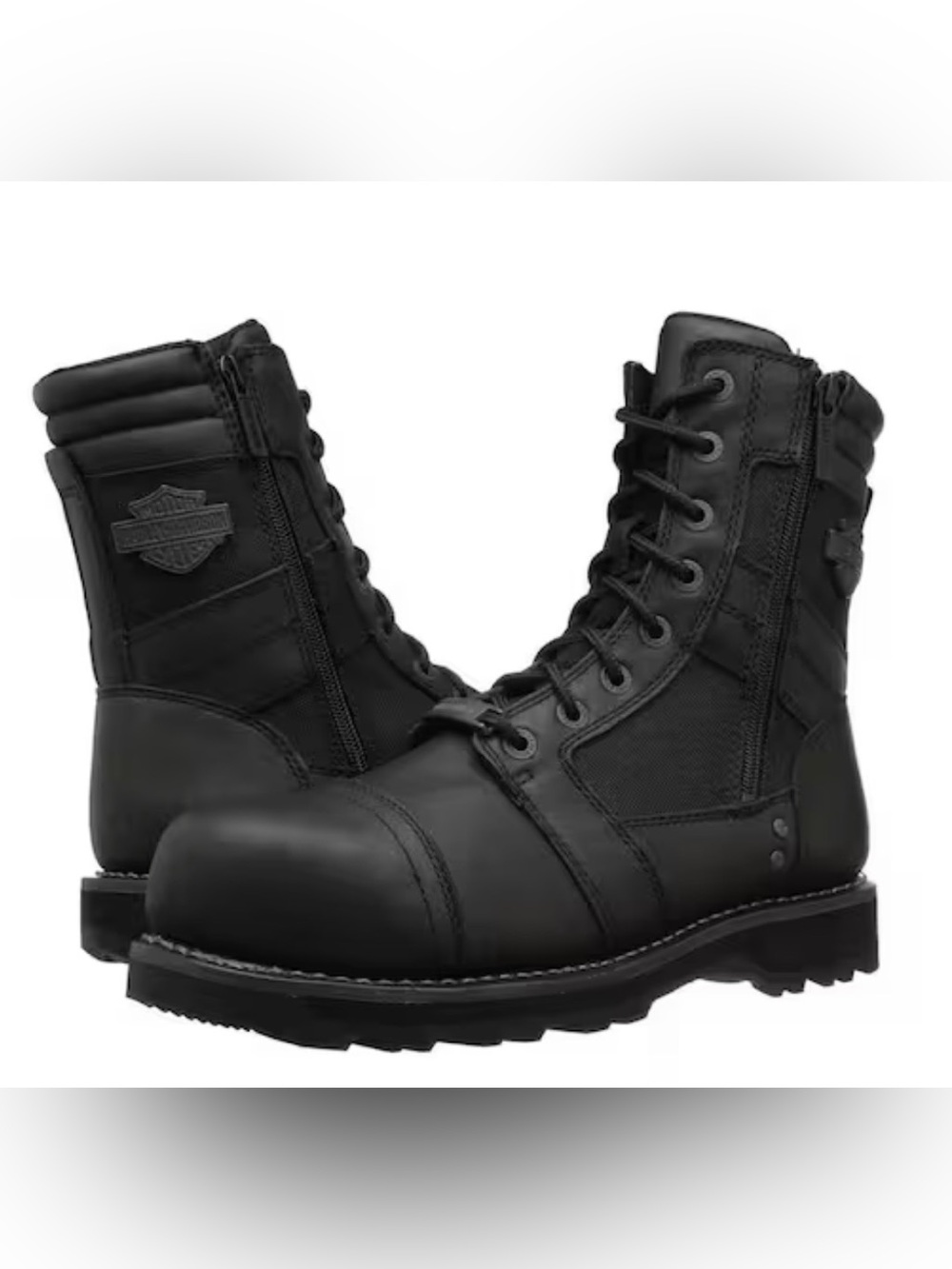Harley-Davidson Boxbury 7-inch Blacked-Out Motorcycle Boots D93370
